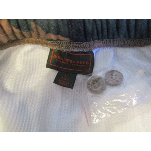 Boulder Creek Camouflage Hoodie Jacket Cargo Sweatpants Thermal Lined Hunting L - Picture 9 of 14